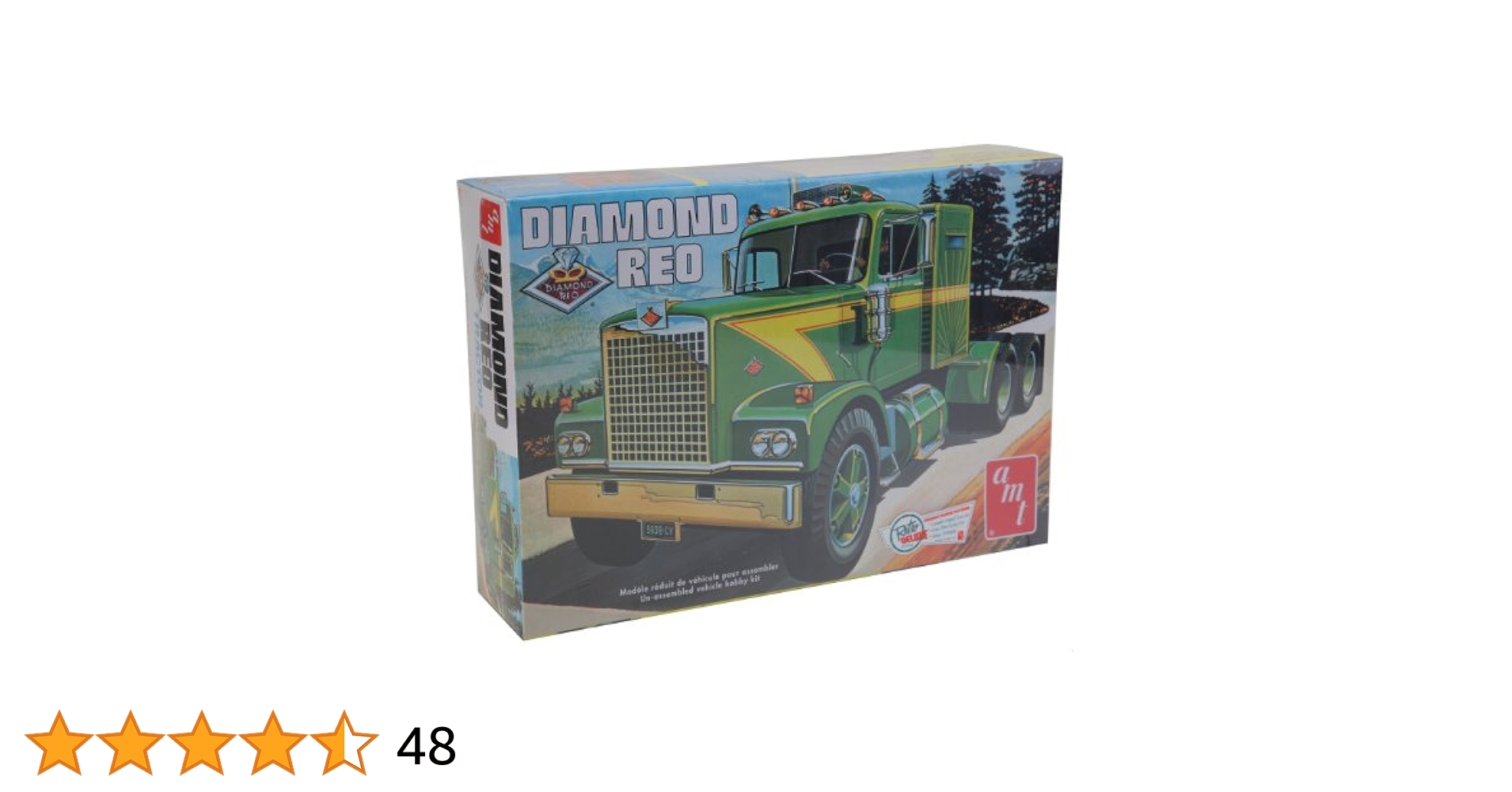 amt 1/25 ダイアモンド レオ Amazon | AMT 1/25 ダイアモンド・レオ トラクター プラモデル